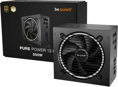  Power Supply BE QUIET Pure Power 13M 550 Watts Peak Power 600 Watts Efficiency 80 PLUS GOLD BP024EU BP024EU | Elektrika.lv