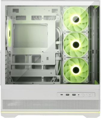 MSI Case MSI MAG PANO 110R PZ / WHITE MidiTower Case product features Transparent panel Not included Colour Black MAGPANO110RPZWHITE MAG PANO 110R PZ WHI | Elektrika.lv