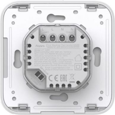 aqara SMART HOME FLOOR THERMOSTAT/W500 UT-A01D AQARA UT-A01D | Elektrika.lv
