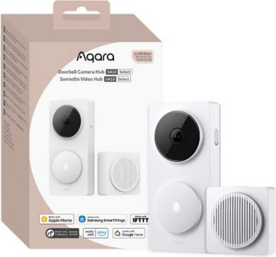 aqara SMART HOME G410 DOORBELL CAM/HUB WHITE CH-C09D-W AQARA CH-C09D-W | Elektrika.lv