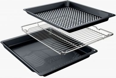 BOSCH Bosch Oven | HRG578BB7 | 71 L | Electric | Pyrolysis | Knobs | Steam function | Height 59.5 cm | Width 59.4 cm | Black HRG578BB7