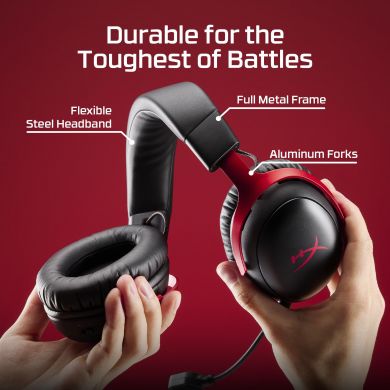 HyperX HEADSET HYPERX CLOUD III S WRL/WL BK GAM A59YZAA HYPERX A59YZAA | Elektrika.lv