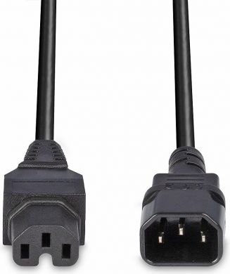 Lindy CABLE POWER C14 TO C15/2M 30314 LINDY 30314 | Elektrika.lv