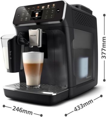 Philips Philips | Coffee machine | EP4441/50 | Pump pressure 15 bar | Built-in milk frother | Fully Automatic | 1500 W | Black EP4441/50