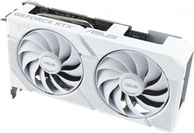 Asus Graphics Card ASUS NVIDIA GeForce RTX 5060 Ti 16 GB GDDR7 128 bit PCI Express 5.0 Active DUAL-RTX5060TI-O16G-WHITE DUAL-RTX5060TI-O16G- | Elektrika.lv