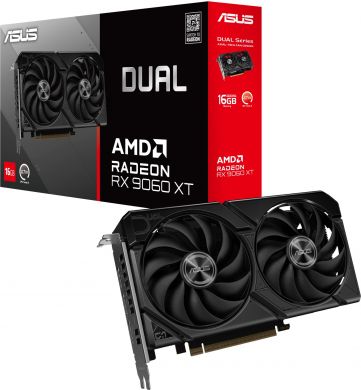 Asus Graphics Card ASUS AMD Radeon RX 9060 XT 16 GB GDDR6 128 bit PCI Express 5.0 Active DUAL-RX9060XT-16G DUAL-RX9060XT-16G | Elektrika.lv