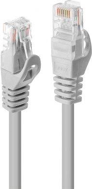 Lindy CABLE CAT6 U/UTP 5M/GREY 48165 LINDY 48165 | Elektrika.lv