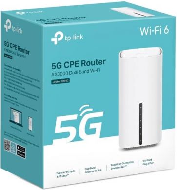 Tp-Link Wireless Router TP-LINK Wireless Router 3000 Mbps Mesh 4G 5G ARCHERNX500 ARCHER NX500 | Elektrika.lv