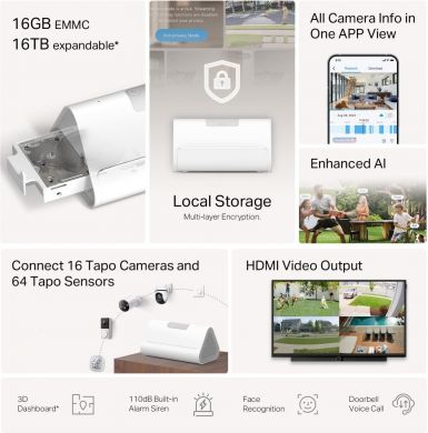 Tp-Link SMART HOME HUB/TAPO H500 TP-LINK TAPO H500 | Elektrika.lv