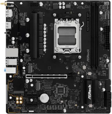 Asrock Mainboard ASROCK AMD A620 Socket AM5 micro ATX RAM DDR5-SDRAM 2xSlots Wi-Fi Yes Bluetooth Yes 1xNumber of M.2 (M) slots A620AM-XWIFI A620AM-X WIFI | Elektrika.lv