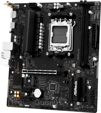 Asrock Mainboard ASROCK AMD A620 Socket AM5 micro ATX RAM DDR5-SDRAM 2xSlots Wi-Fi Yes Bluetooth Yes 1xNumber of M.2 (M) slots A620AM-XWIFI A620AM-X WIFI | Elektrika.lv