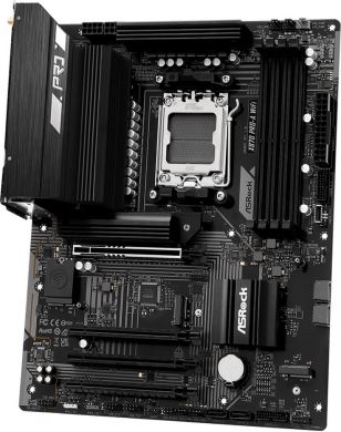 Asrock Mainboard ASROCK AMD X870 SAM5 ATX Memory DDR5 Memory slots 4 X870PRO-AWIFI X870 PRO-A WIFI | Elektrika.lv