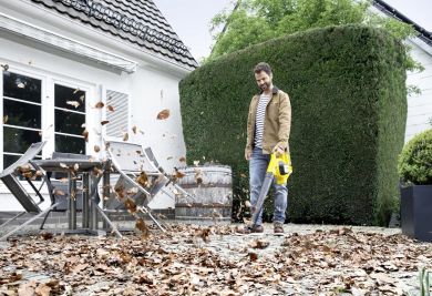 KARCHER CORDLESS LEAF BLOWER LBL 2/BATT. SET 1.445-110.0 KARCHER 1.445-110.0 | Elektrika.lv