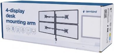 Gembird DISPLAY ACC 4 MOUNTING ARM/13-32" MA-D4-01 GEMBIRD MA-D4-01 | Elektrika.lv