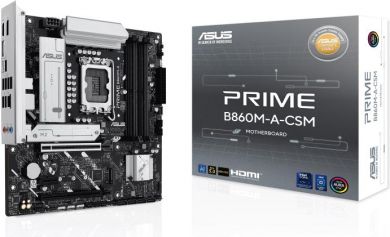 Asus Mainboard ASUS Intel B860 Express LGA1851 Micro-ATX Memory DDR5 Memory slots 4 PRIMEB860M-A-CSM PRIME B860M-A-CSM | Elektrika.lv