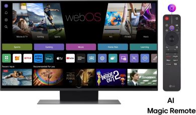 LG TV Set LG 43" 4K/Smart 3840x2160 Wireless LAN Bluetooth webOS Black 43QNED86A3C 43QNED86A3C | Elektrika.lv