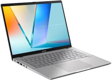 Asus Notebook ASUS VivoBook Series S14 S3407VA-LY076W CPU  Intel Core 5 210H 2200 MHz 14" 1920x1200 RAM 16GB DDR5 SSD 512GB Intel UHD Graphics Integrated ENG Windows 11 Home Silver 1.39 kg 90NB1681-M00700 90NB1681-M00700 | Elektrika.lv