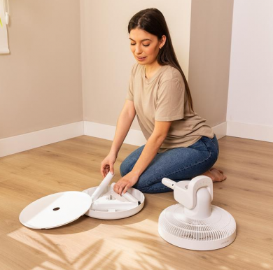 Cecotec Cecotec EnergySilence 2600 Sunflower Portable Battery-powered fan | Stand Fan | Diameter 33 cm | Number of speeds 12 | Oscillation | 22 W | Remote control 8243