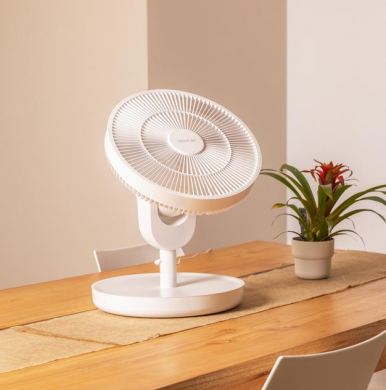 Cecotec Cecotec EnergySilence 2600 Sunflower Portable Battery-powered fan | Stand Fan | Diameter 33 cm | Number of speeds 12 | Oscillation | 22 W | Remote control 8243