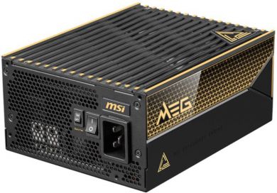 MSI Power Supply MSI MEG AI1600T PCIE5 ATX 3.1 1600 Watts Efficiency 80 PLUS TITANIUM MEGAI1600TPCIE5 MEG AI1600T PCIE5 | Elektrika.lv