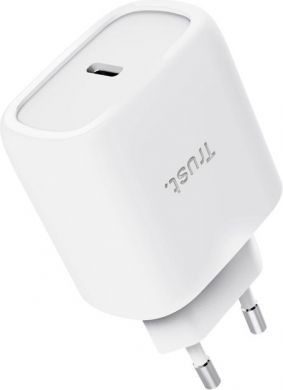 TRUST MOBILE CHARGER WALL MAXO 45W/USB-C WHITE 25522 TRUST 25522 | Elektrika.lv