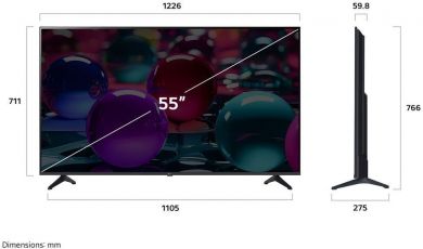 LG TV Set LG 55" 4K/Smart 3840x2160 Wireless LAN Bluetooth webOS 55UA73003LA 55UA73003LA | Elektrika.lv