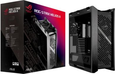 Asus Case ASUS ATX/micro ATX/Mini-ITX/EATX Black Midi Tower PC ROG Strix Helios II GX601S/BK/TGROGSTRIXHELIO GX601 ROG STRIX HELI | Elektrika.lv