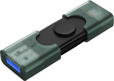 Kingston MEMORY DRIVE FLASH USB-A/USB-C/256G DUO DTDEG2/256GB KINGSTON DTDEG2/256GB | Elektrika.lv