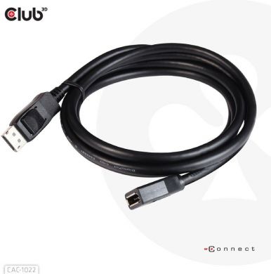  CABLE DP TO DP 2M/M/F CAC-1022 CLUB3D CAC-1022 | Elektrika.lv