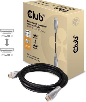  CABLE HDMI TO HDMI 1M/M/M CAC-1311 CLUB3D CAC-1311 | Elektrika.lv
