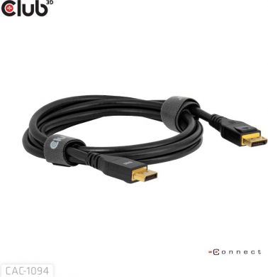  CABLE DP TO DP 2M/CAC-1094 CLUB3D CAC-1094 | Elektrika.lv