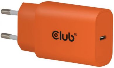  MOBILE CHARGER WALL USB-C/2PK 30W ORANGE CAC-3023 CLUB3D CAC-3023 | Elektrika.lv
