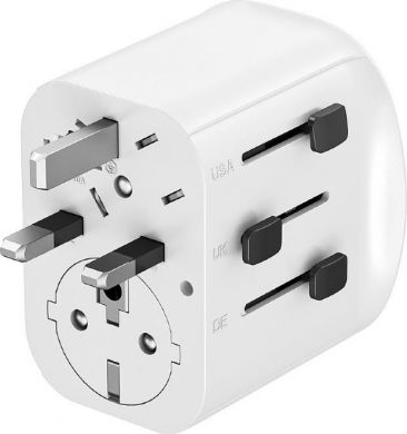 Gembird POWER ADAPTER GROUNDED 15W/WHT TPA-EU2A1C15-01-W GEMBIRD TPA-EU2A1C15-01-W | Elektrika.lv