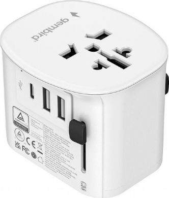 Gembird POWER ADAPTER GROUNDED 15W/WHT TPA-EU2A1C15-01-W GEMBIRD TPA-EU2A1C15-01-W | Elektrika.lv