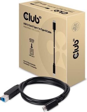  CABLE USB-C TO USB3.1 1M/M/M CAC-1524 CLUB3D CAC-1524 | Elektrika.lv