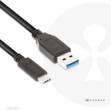  CABLE USB-C TO USB3.1 1M/M/M CAC-1523 CLUB3D CAC-1523 | Elektrika.lv