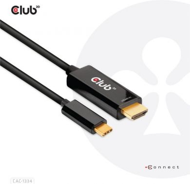 CABLE HDMI TO USB-C 1.8M/M/M CAC-1334 CLUB3D CAC-1334 | Elektrika.lv