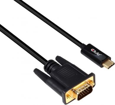  CABLE USB-C TO VGA 5M/M/M CAC-1512 CLUB3D CAC-1512 | Elektrika.lv