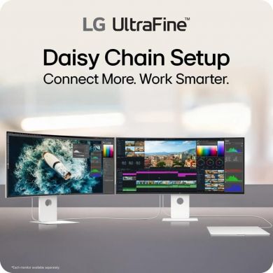 LG LCD Monitor LG 40 " 5120 x 2160 pixels WUHD Native aspect ratio 21:9 Curved 40U990A-W 40U990A-W | Elektrika.lv