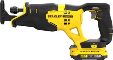  Stanley | 18V V20 Reciprocating Saw - 2 x 2.0Ah Kitbox | SFMCS300D2K-QW | 18 V SFMCS300D2K-QW