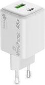 Mediarange POWER ADAPTER USB/USB-C 45W/FAST MRMA113-2 MEDIARANGE MRMA113-2 | Elektrika.lv