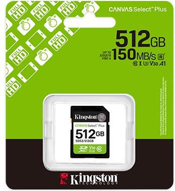 Kingston MEMORY SDXC 512GB UHS-I/SDS3/512GB KINGSTON SDS3/512GB | Elektrika.lv