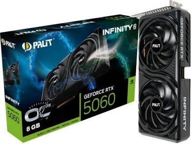 Palit Graphics Card PALIT NVIDIA GeForce RTX 5060 2280 MHz 8 GB GDDR7 128 bit PCI Express 5.0 Active NE75060V19P1-GB2063L NE75060V19P1-GB2063L | Elektrika.lv