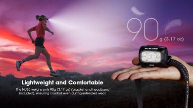 NITECORE HEADLAMP NU SERIES 500 LUMENS/NU30 NITECORE NU30 | Elektrika.lv