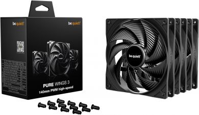  CASE FAN 140MM PURE WINGS 3/PWM HS 3PACK BL138 BE QUIET BL138 | Elektrika.lv