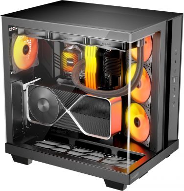  Case BE QUIET ATX/micro ATX/Mini-ITX Black Midi Tower PC BGW85 BGW85 | Elektrika.lv