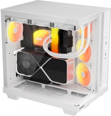  Case BE QUIET ATX/micro ATX/Mini-ITX White Midi Tower PC BGW86 BGW86 | Elektrika.lv