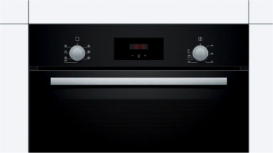 BOSCH Built-in oven 66L EcoClean, black HBF133BA0 | Elektrika.lv