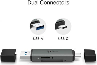 Tp-Link MEMORY READER USB-C SD&MICROSD/UA430D TP-LINK UA430D | Elektrika.lv