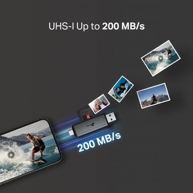 Tp-Link MEMORY READER USB-C SD&MICROSD/UA430D TP-LINK UA430D | Elektrika.lv